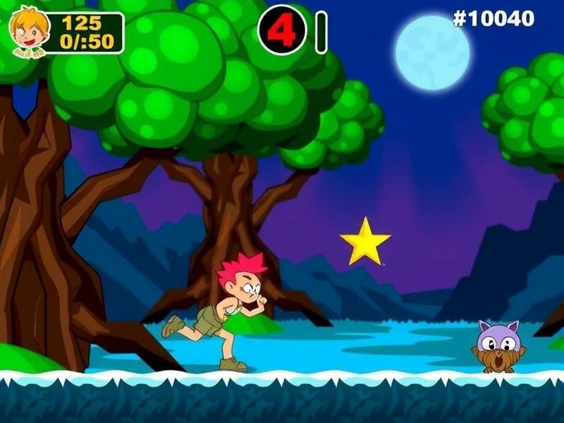 Luminous Nut Lunge Gameplay Screenshot